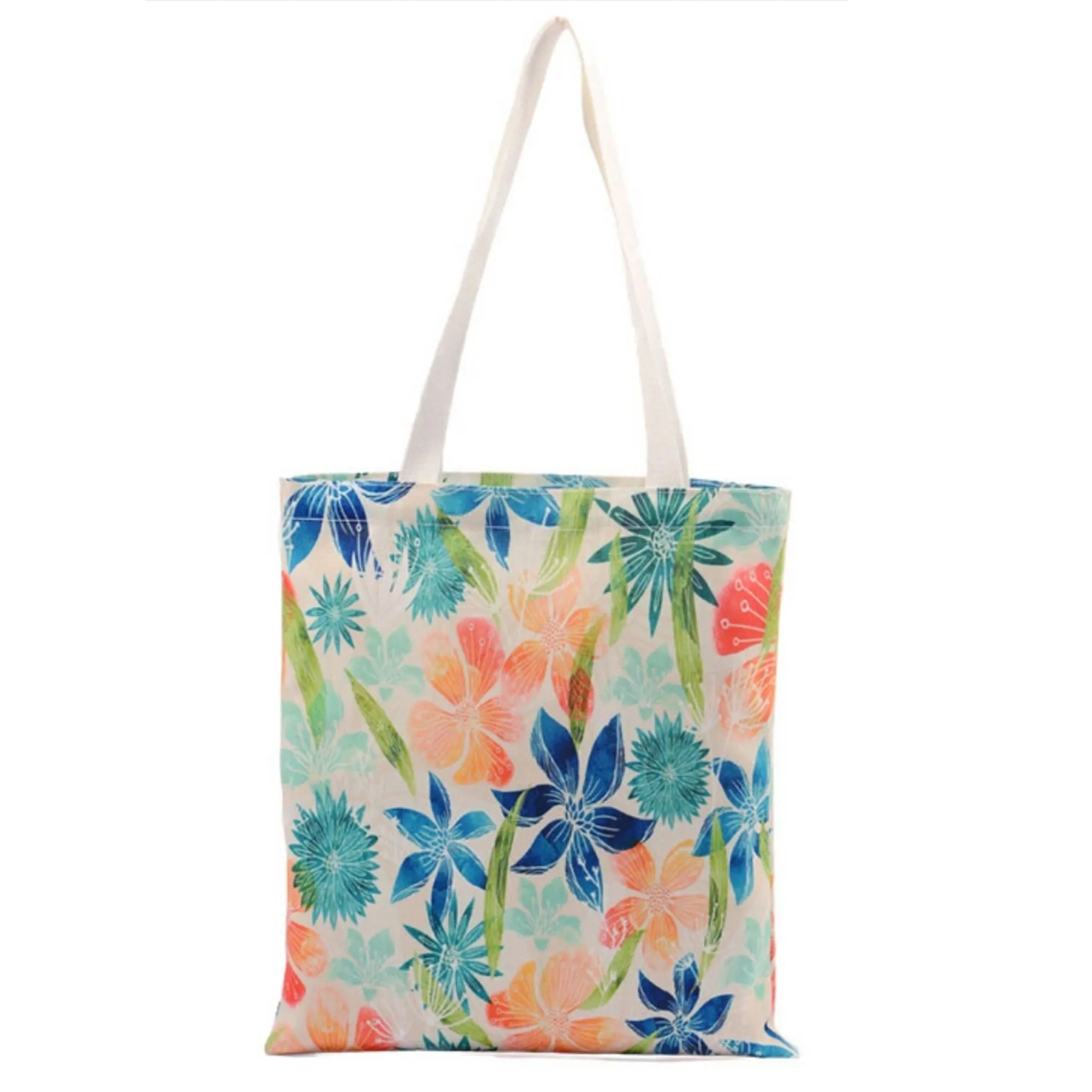 Full Color Canvas Grocery Shopping Tote Bags, custom tote bag with logo imprint 8