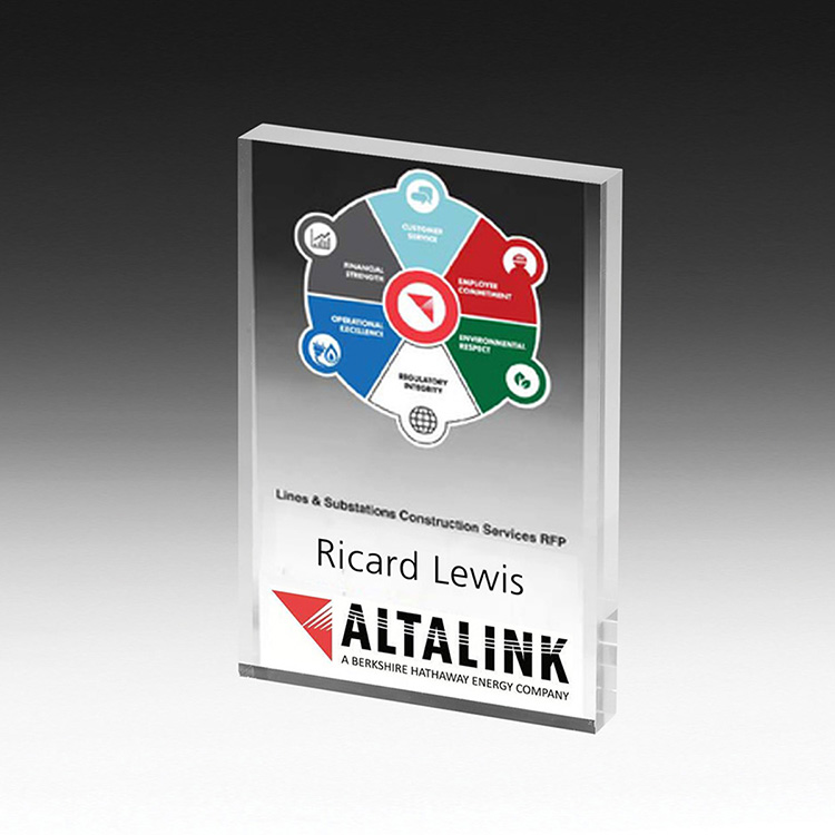 PhotoImage® Rectangle Paperweight - 3" x 5" x 3/4" 3