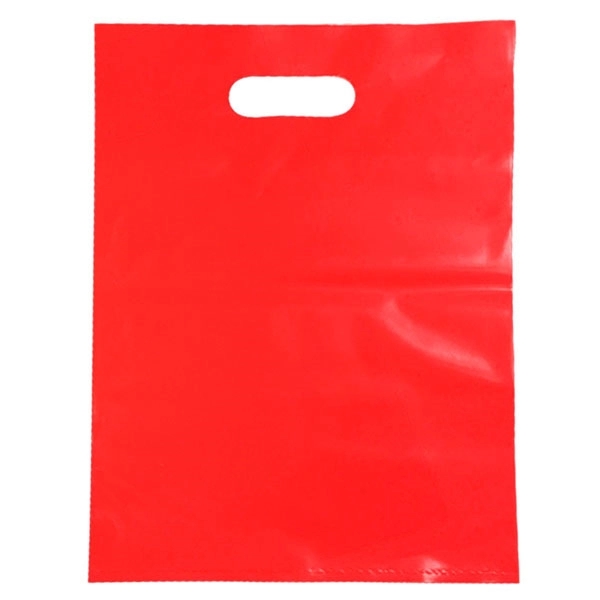 Die Cut Handle Plastic Bags - 15" x 12" 6