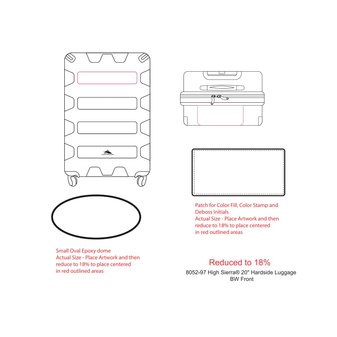 High Sierra® 20" Hardside Luggage 17
