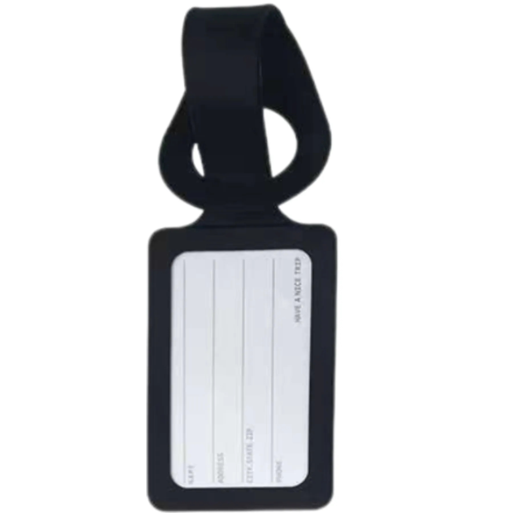 Silicone Luggage Tag with Name ID Card 13