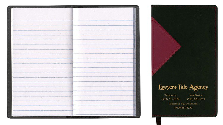 Keystone Series Soft Cover 2 Tone Vinyl Tally Book 3