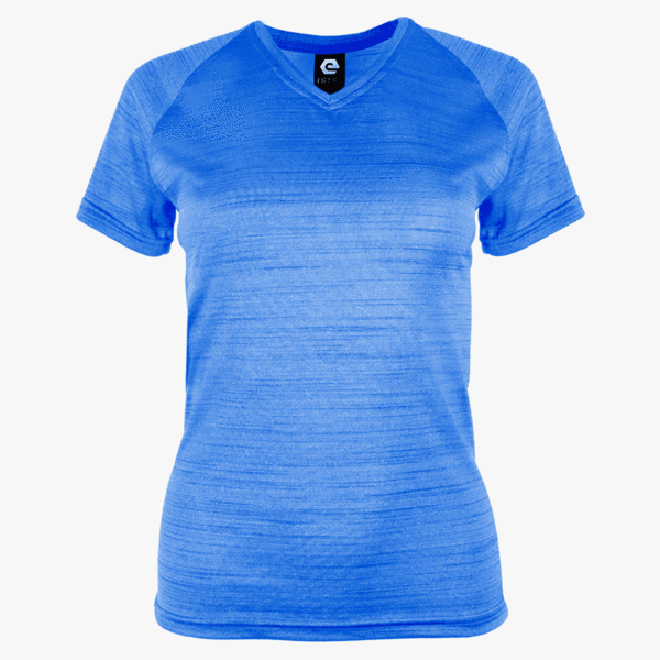 #G122 / Defender Heather Women's V-Neck Tee 2