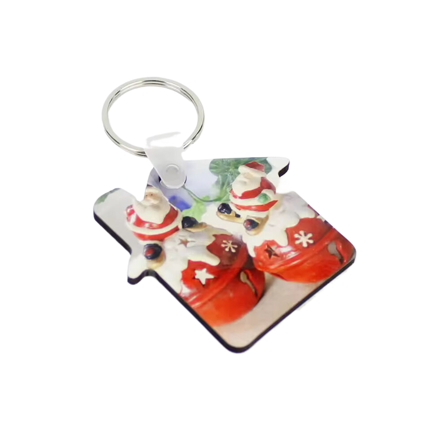 House Shaped Sublimation MDF Keychain 3