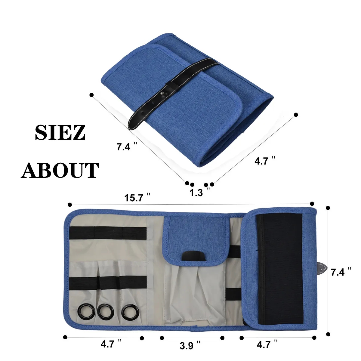 Custom Portable Compact Travel Electronics Organizer Bag 4