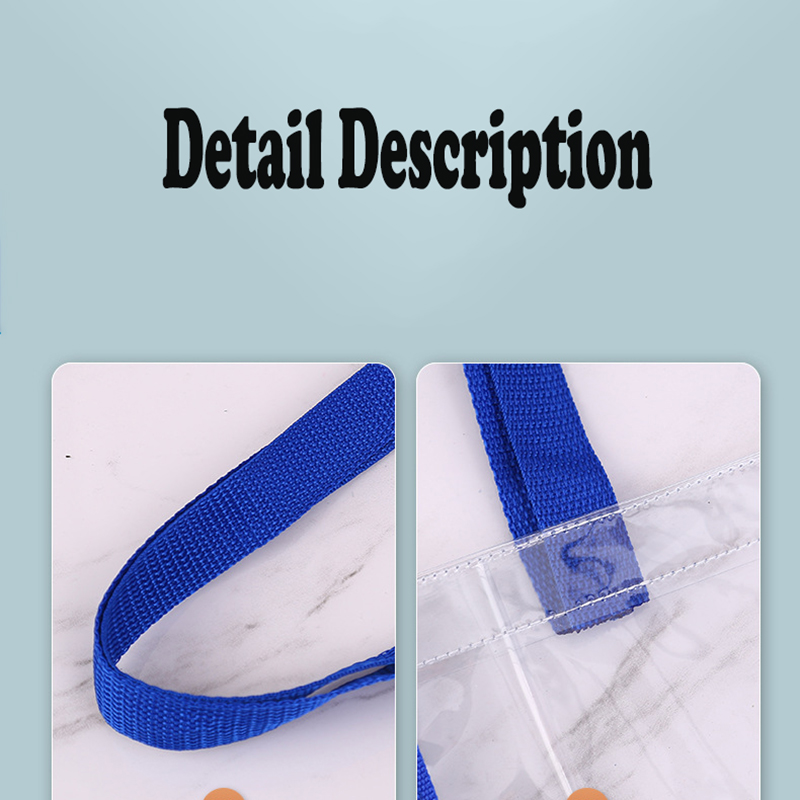 Reusable PVC Clear Tote Bag 18