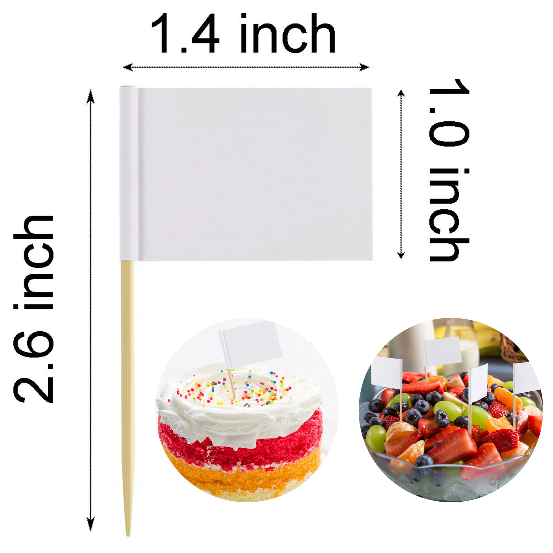 Toothpick Flag With 2 1/2" Stick 2