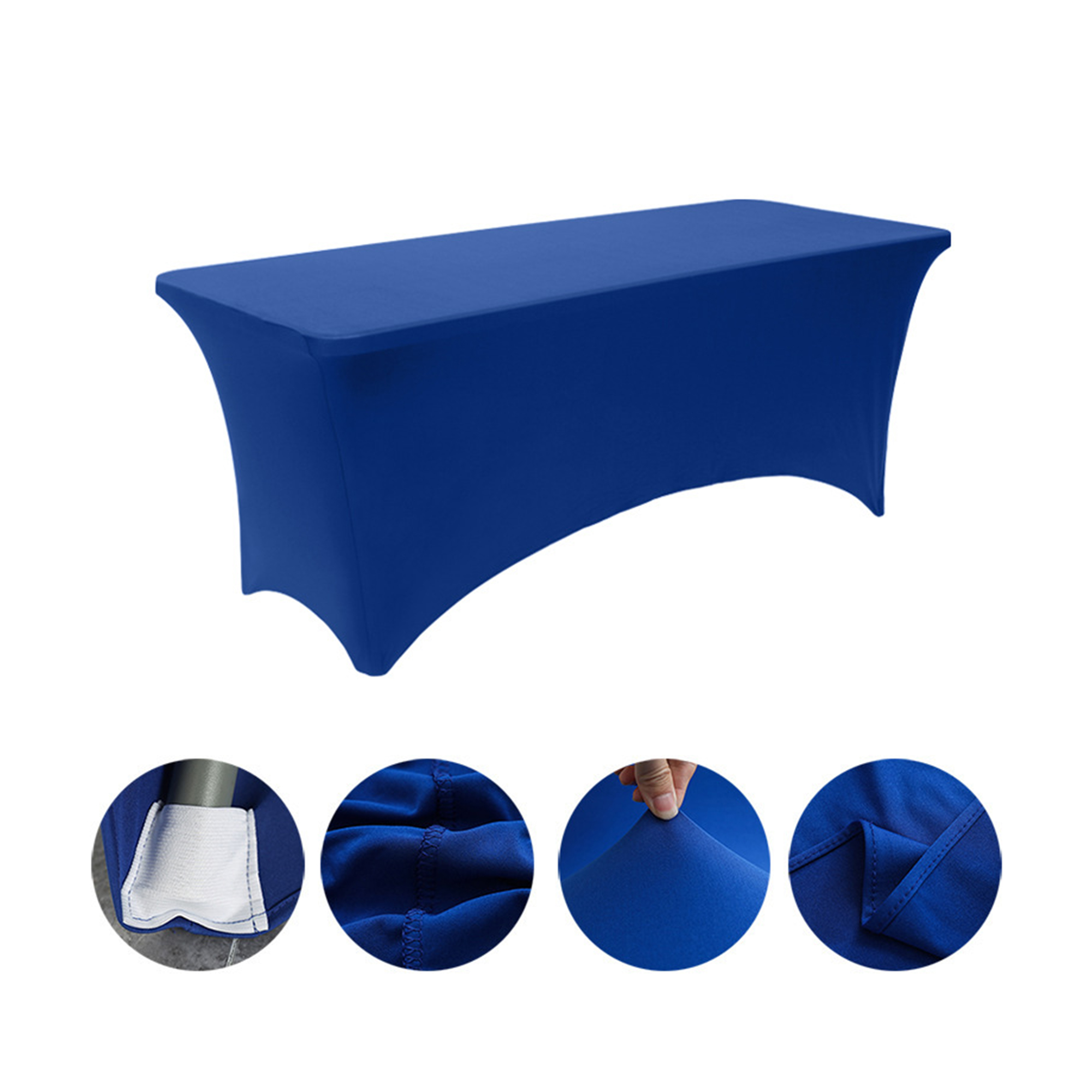 Six Foot Elastic Table Cover For Hotel And Restaurant Use 15