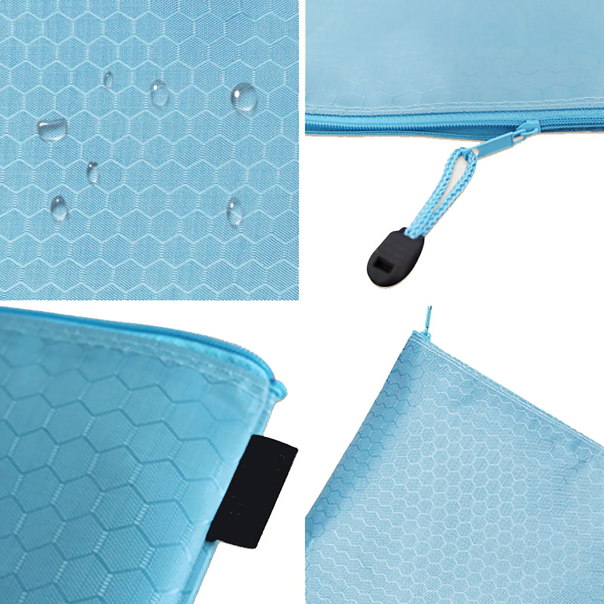 Waterproof Canvas Zipper Document Bag 7
