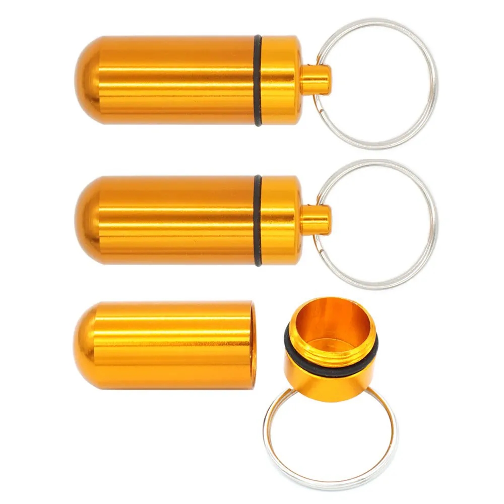 Aluminum Pill Case Keychain 6