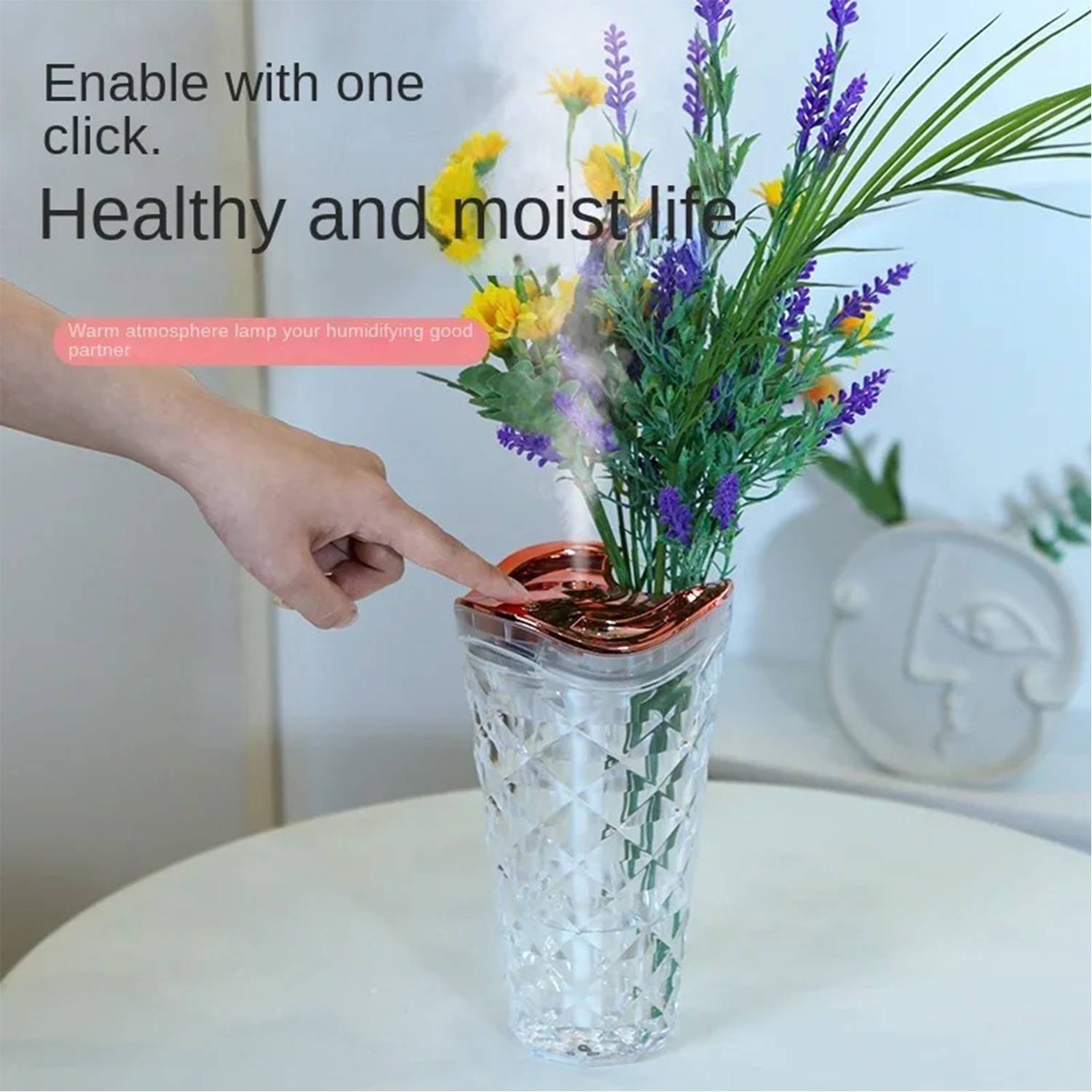 Flower Arrangement LED Humidifier 5