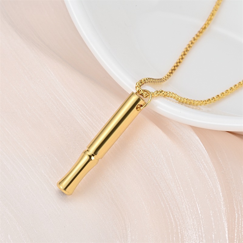 Meditation Whistle Pendant Necklace 1