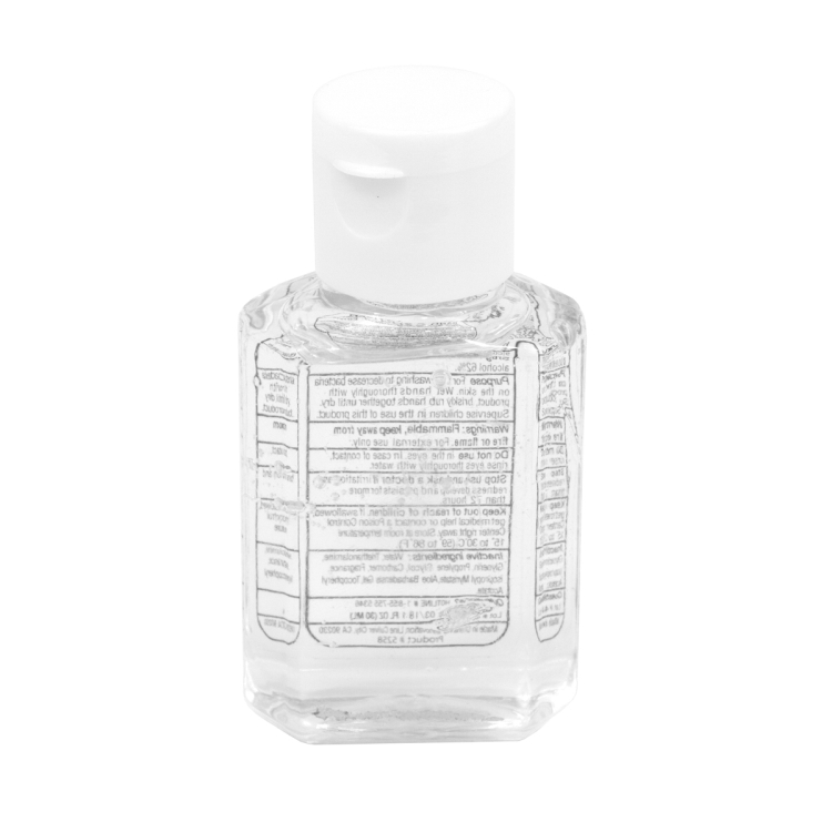 "SanPal" 1.0 oz Compact Hand Sanitizer Antibacterial Gel in Flip-Top Squeeze Bottle 6