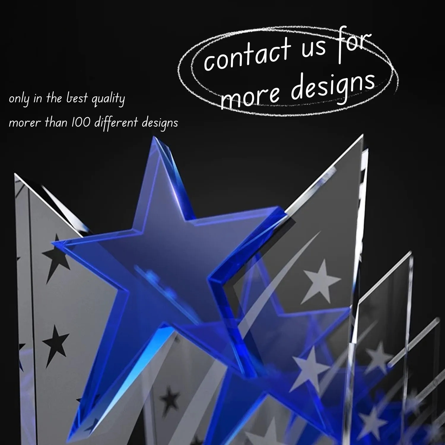 Crystal Awards Glass Winner Trophy Recognition Cups 2