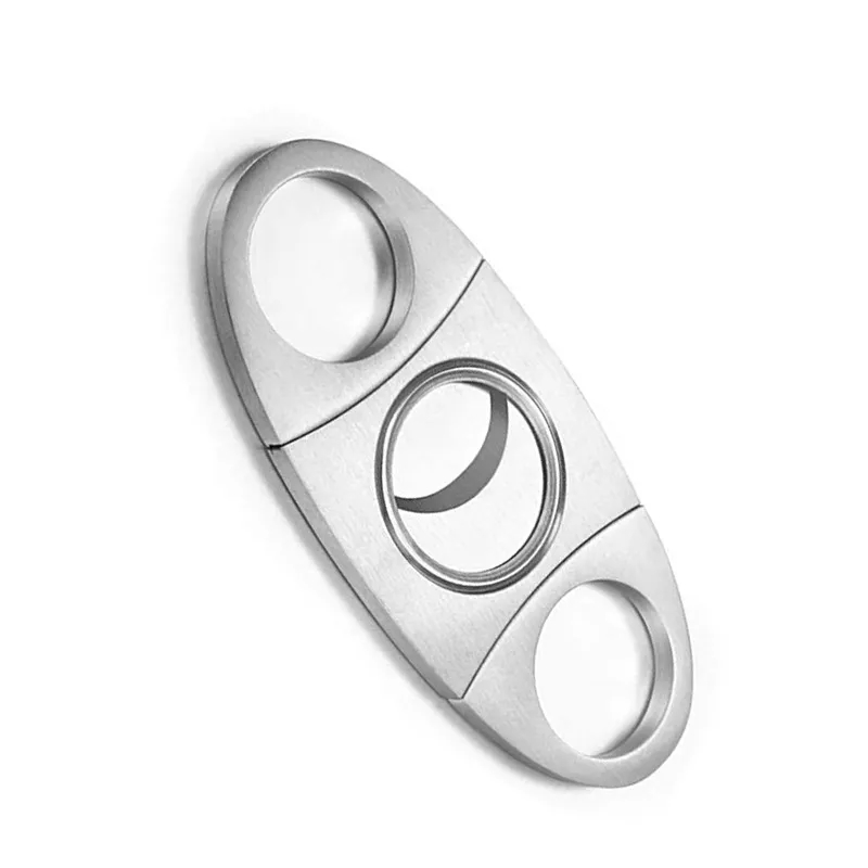 Stainless Steel Double Guillotine Cigar Cutter 5
