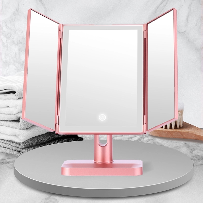 Tri-Fold Lighted Vanity Mirror 19