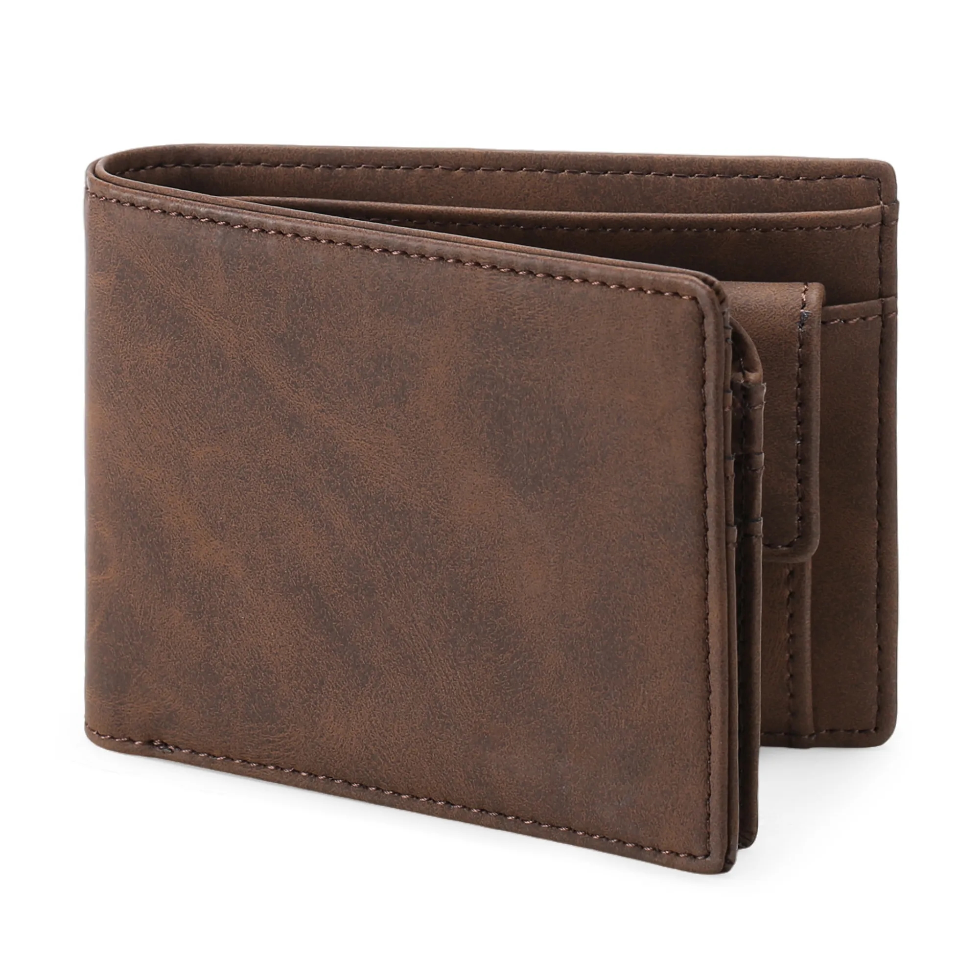 Fashionable Short Leather Men's Wallets 4
