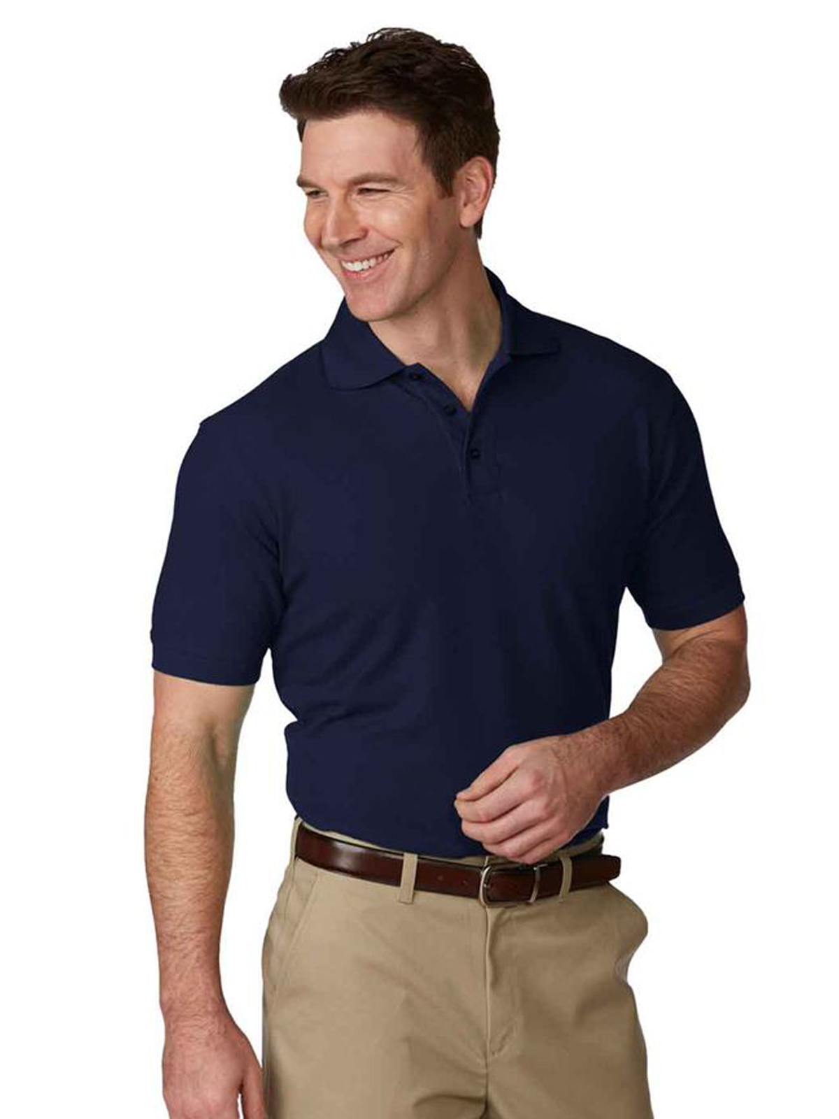 A+ Uniforms - Unisex Pique Knit Short Sleeve Shirt 8