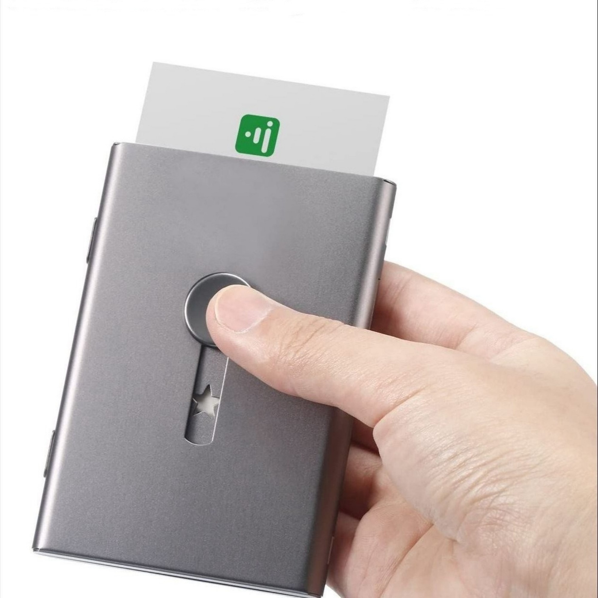 Premium Stainless Steel Business Card Holder 6