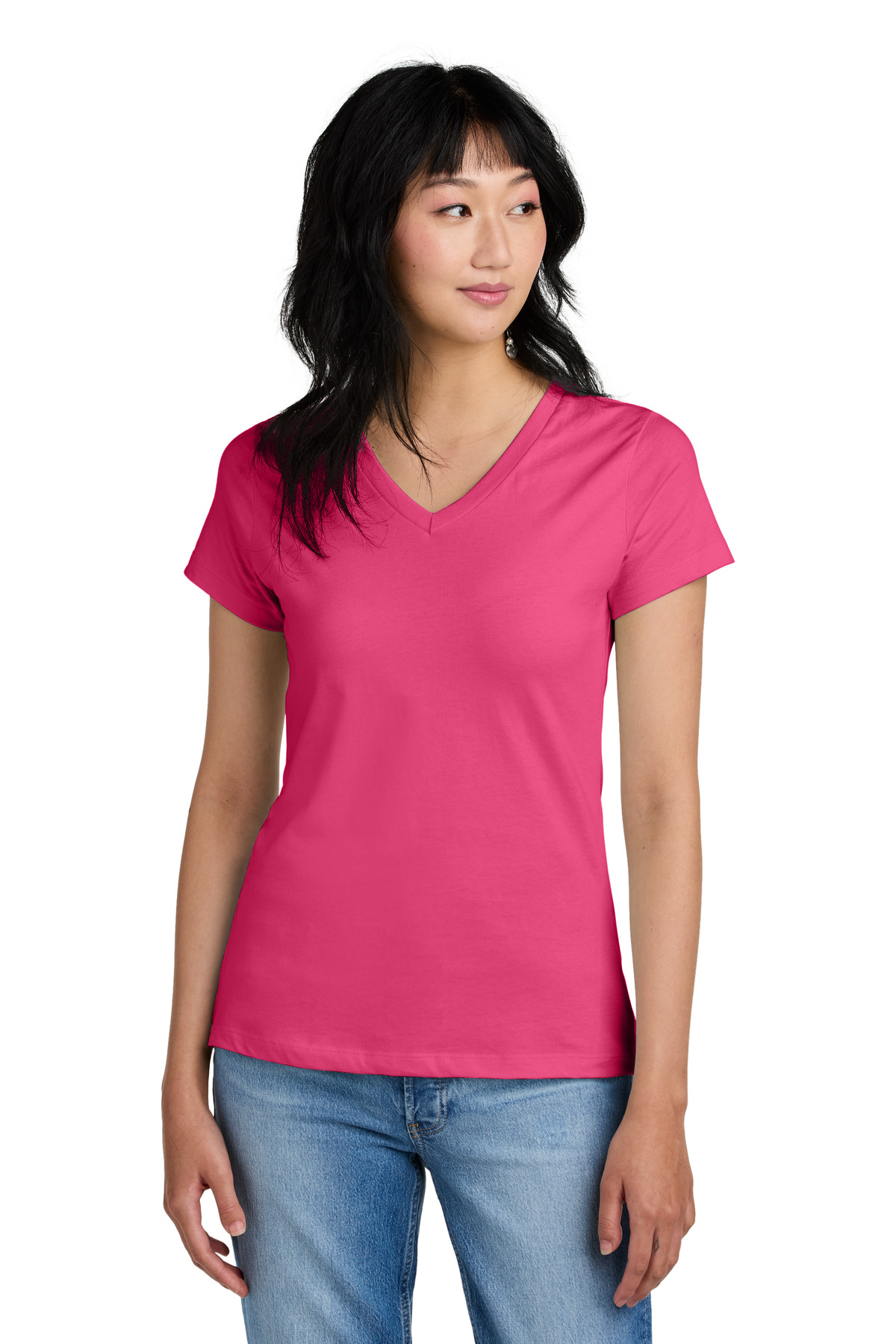 District® Women's Perfect Weight V-Neck Tee 93