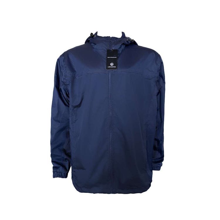 Men's Waterproof Full Zip Raincoats - Size Medium Navy 1