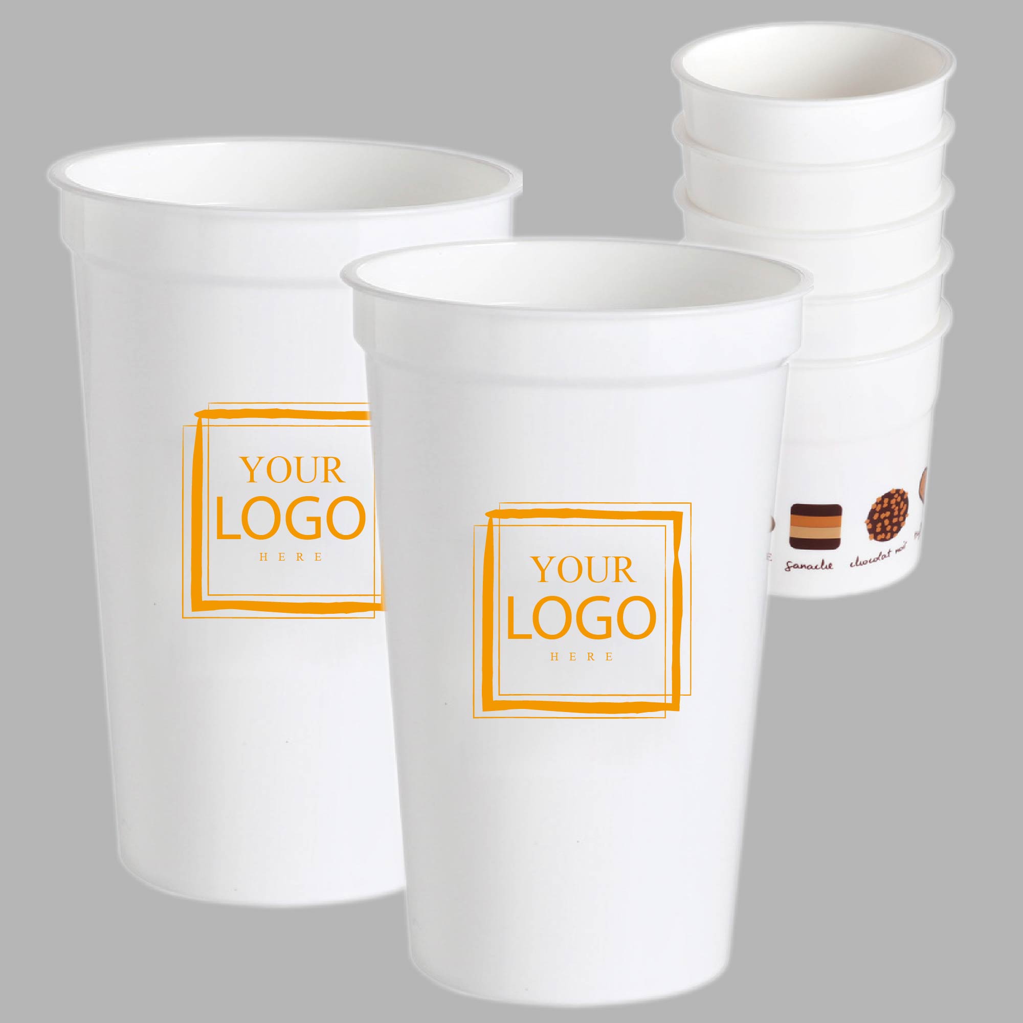 Smooth Plastic Cup for Stadium Use 1