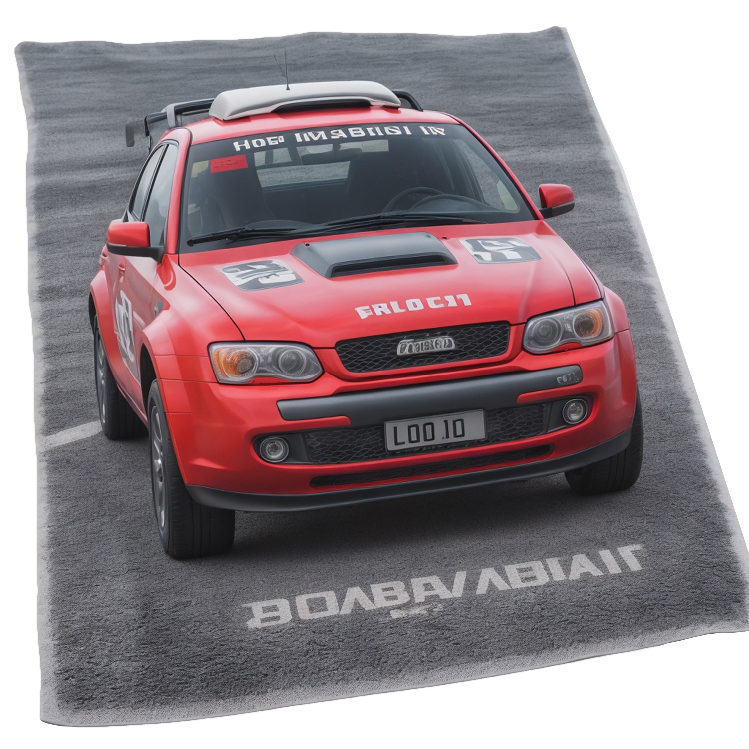 15" x 18" Sublimated Serged Hem Microfiber Rally Towel 2