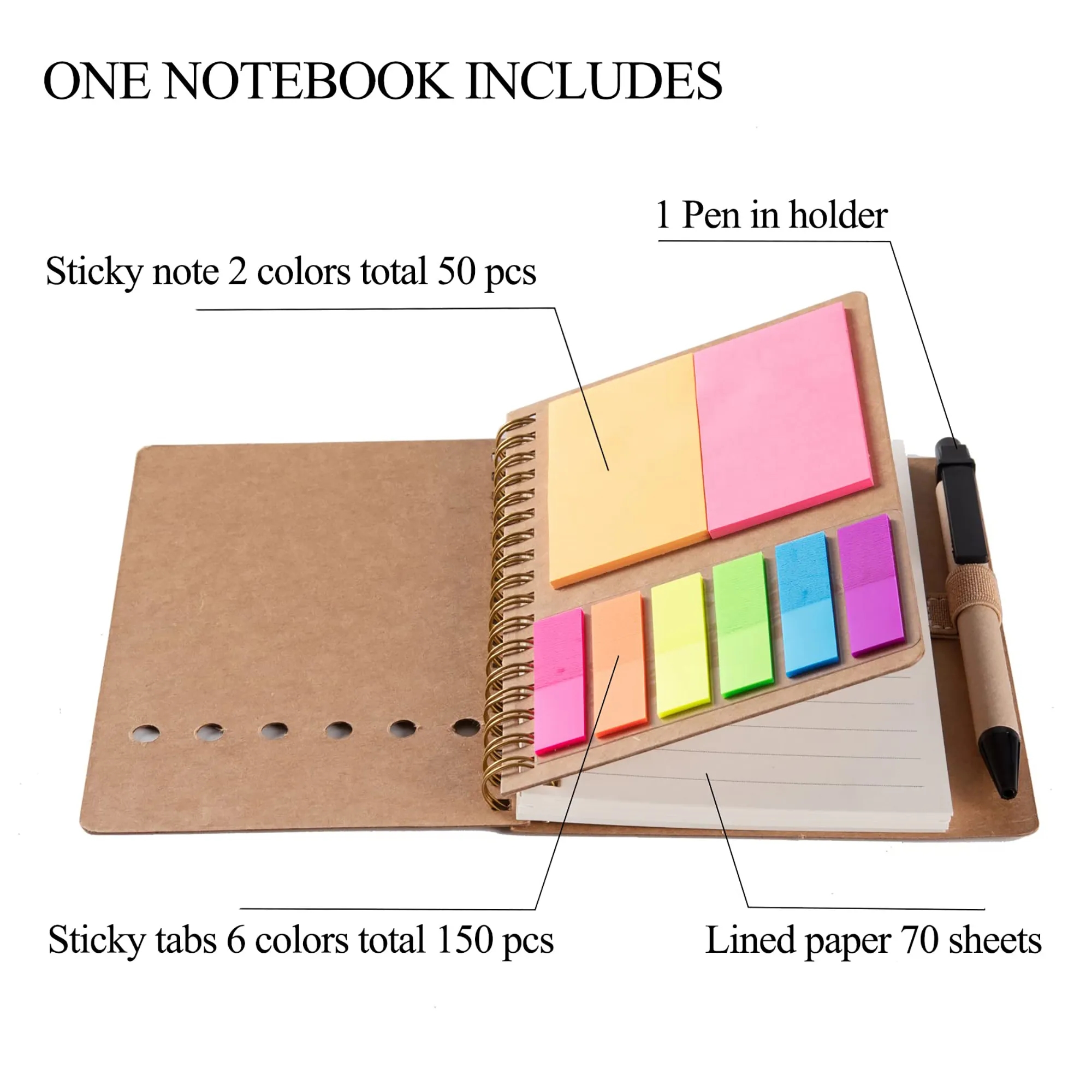 Sticky Note Notebook with Pen 4