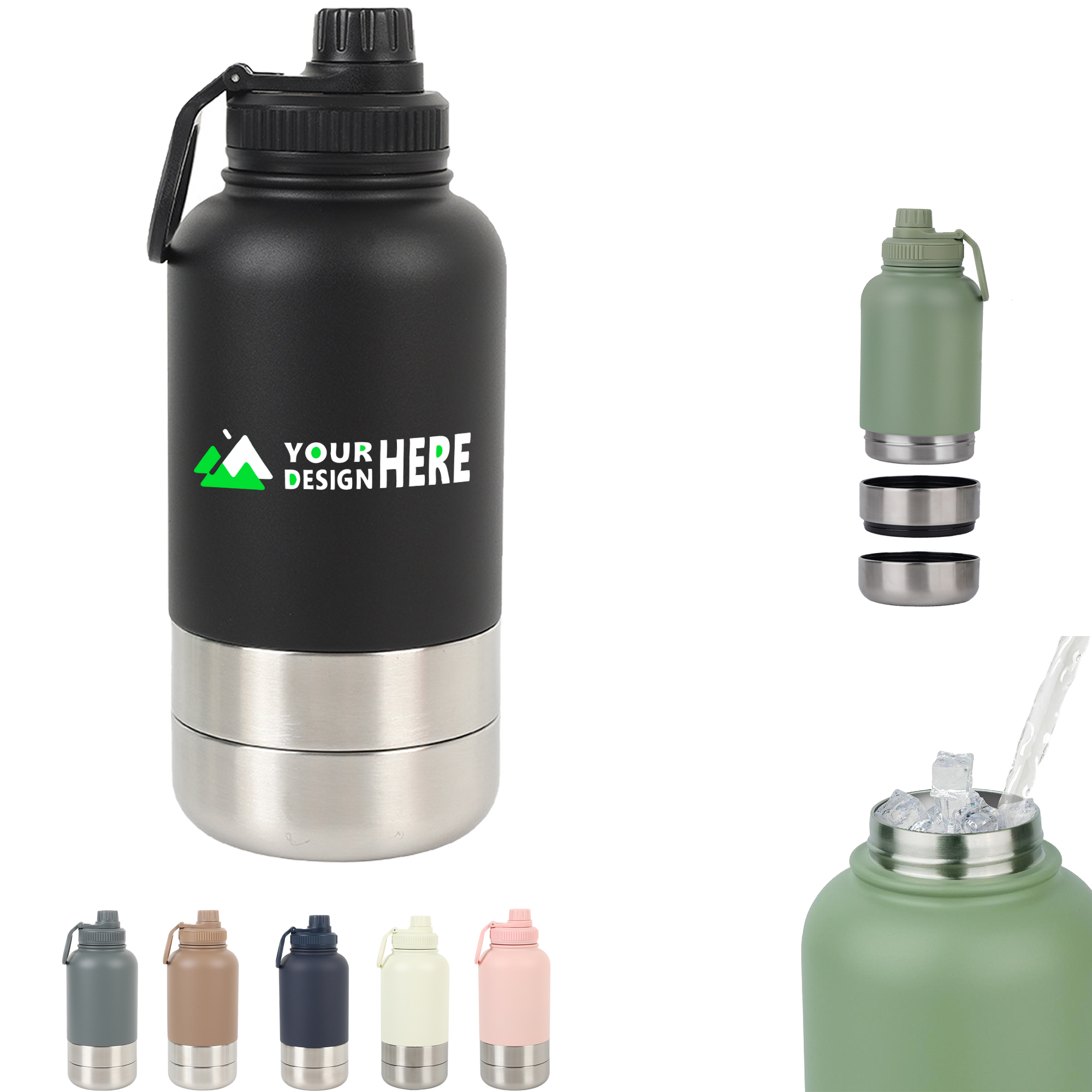 32Oz Sports Outdoor Stainless Steel Thermos Cup 3