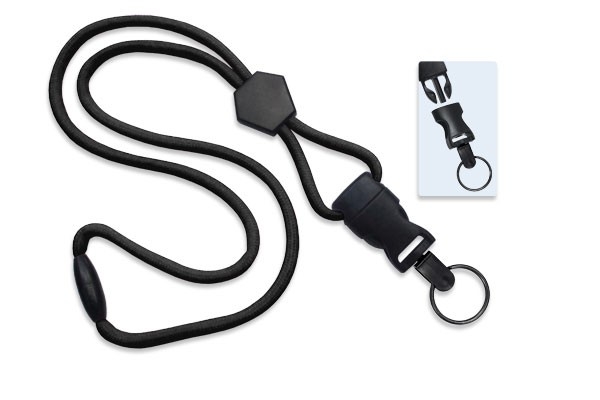 1/4" Lanyard with Diamond Slider & DTach Split Ring 2
