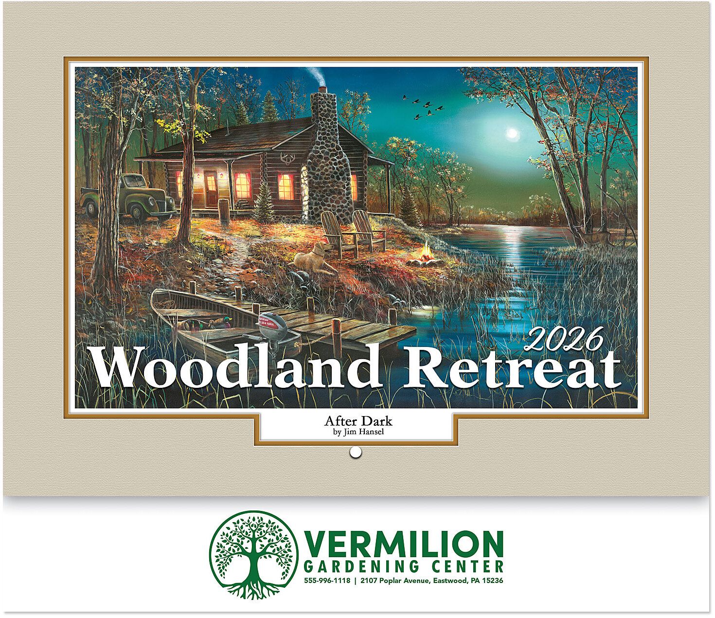 WOODLAND STAPLED WALL CALENDAR 20