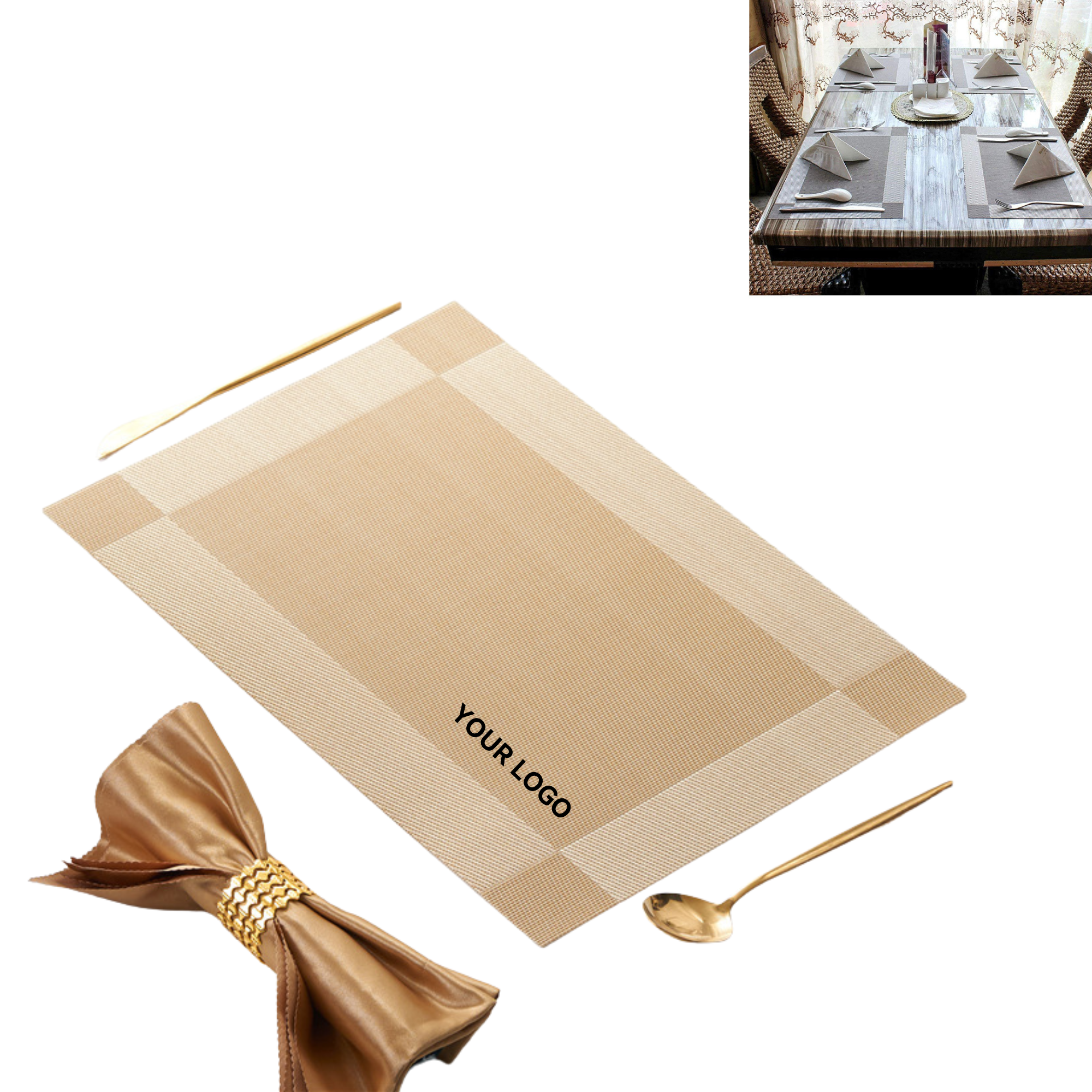 Durable Insulated Non-Slip Placemat for Tables 2