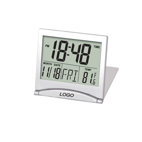 LCD Desk Alarm Clock/calendar 2