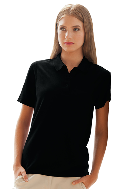 Women's Soft-Blend Double-Tuck Pique Polo