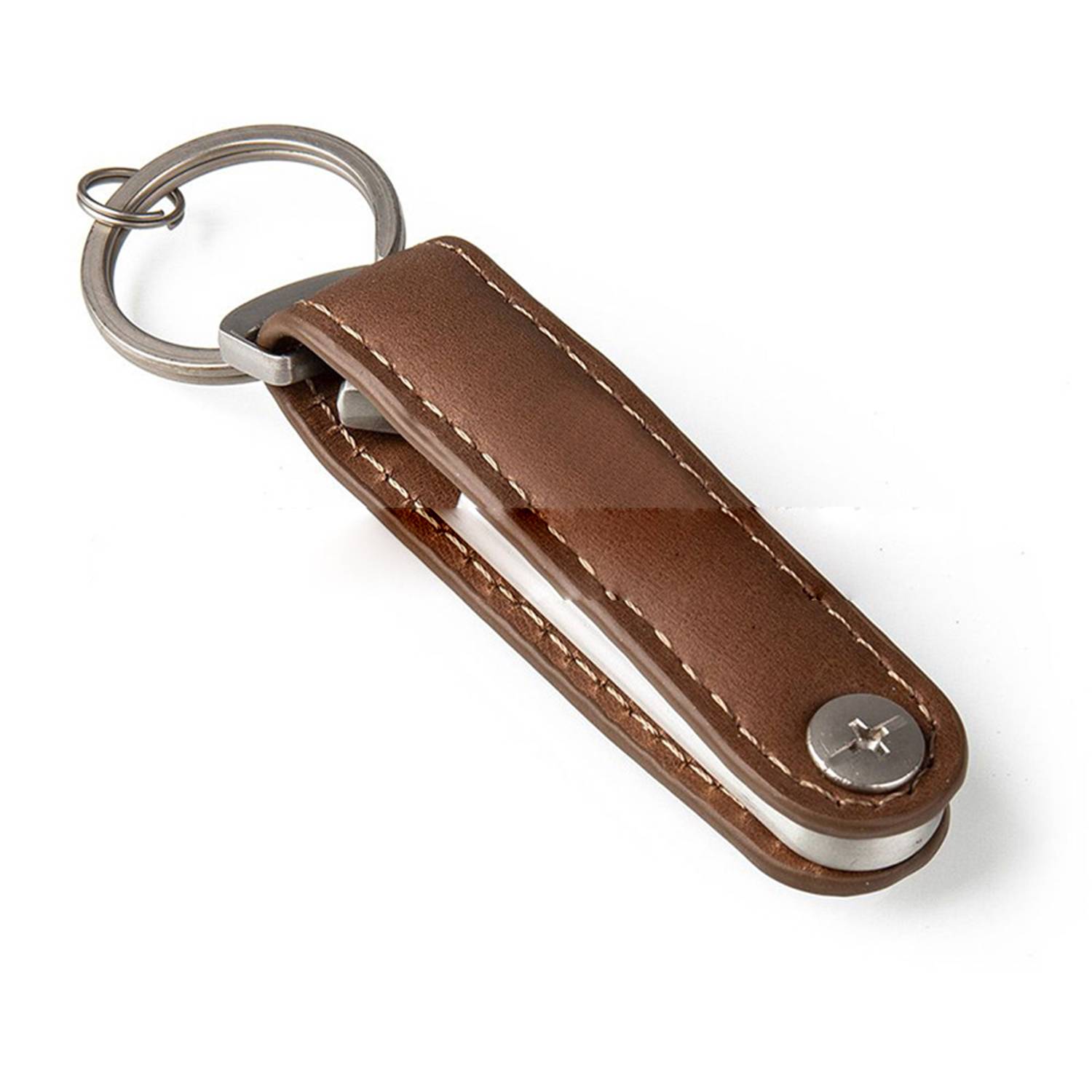 Pu Leather Bottle Opener with Keyring 4