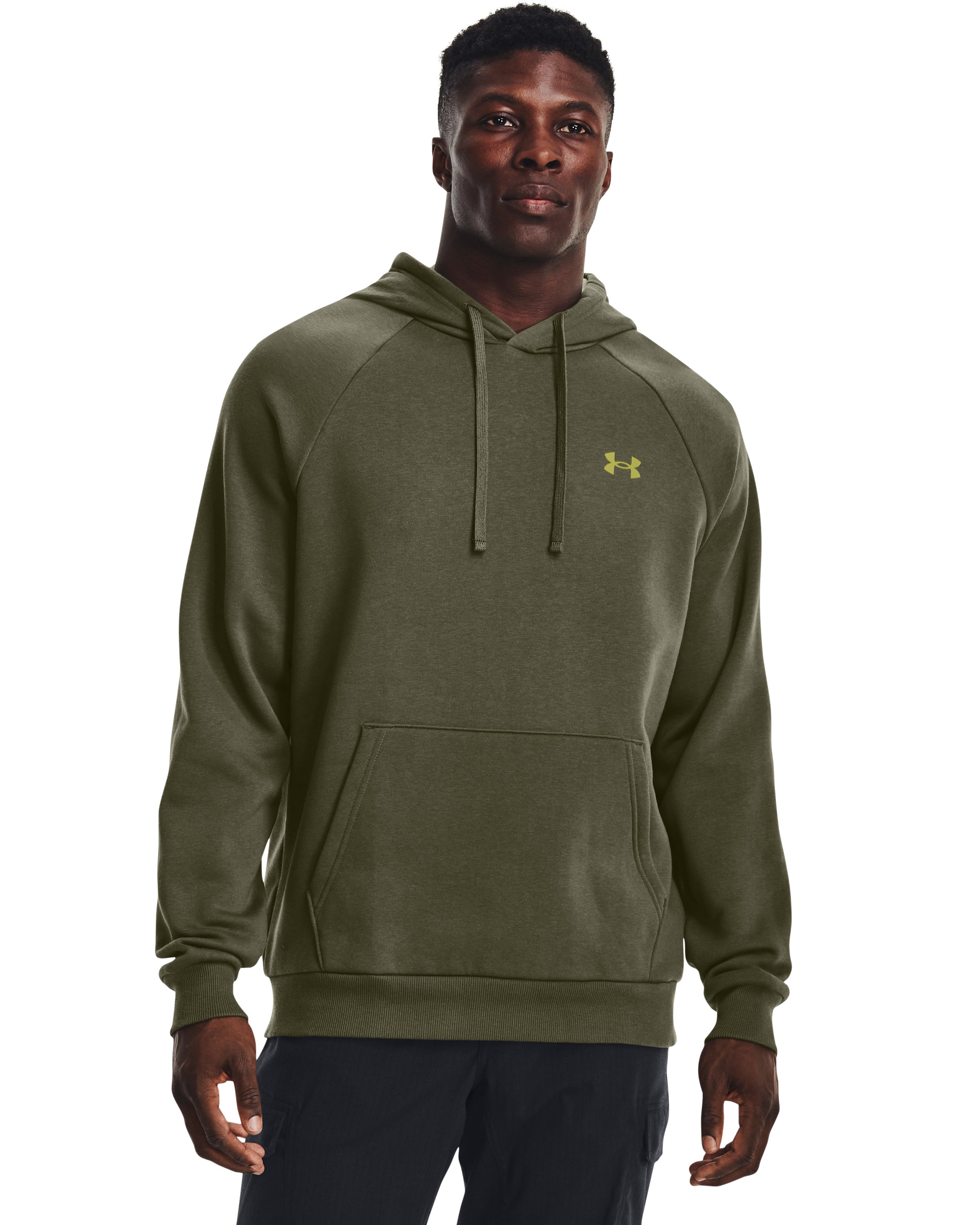 Men's UA Rival Fleece Mountain Hoodie, custom hoodie or sweatshirt with logo imprint 4