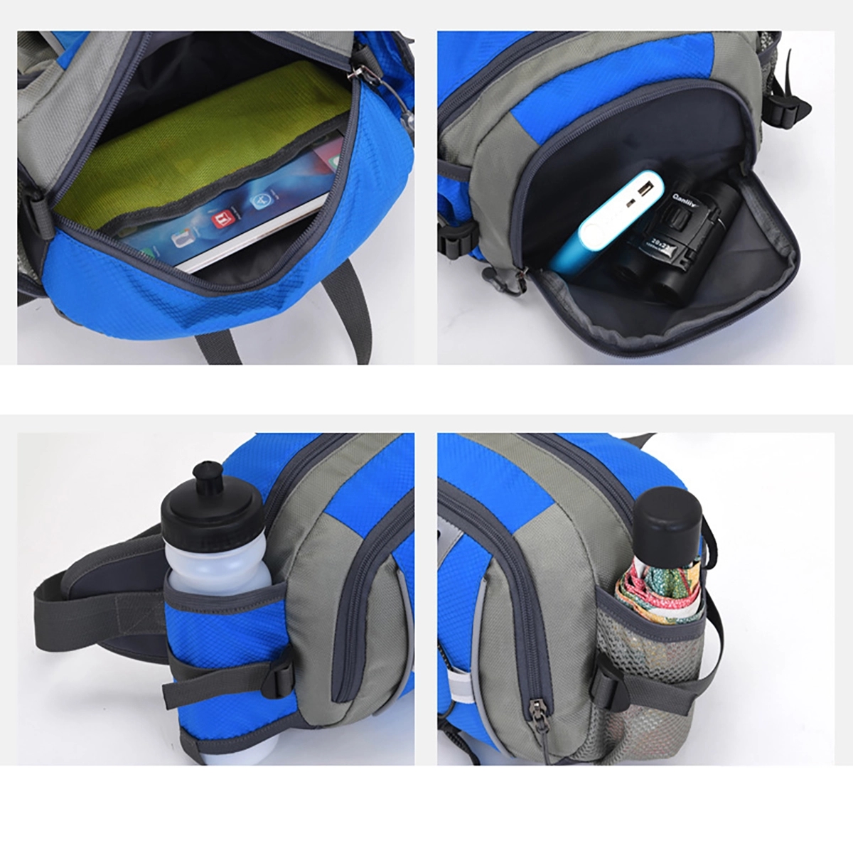 Hiking Fanny Pack With Water Bottle Holder 6