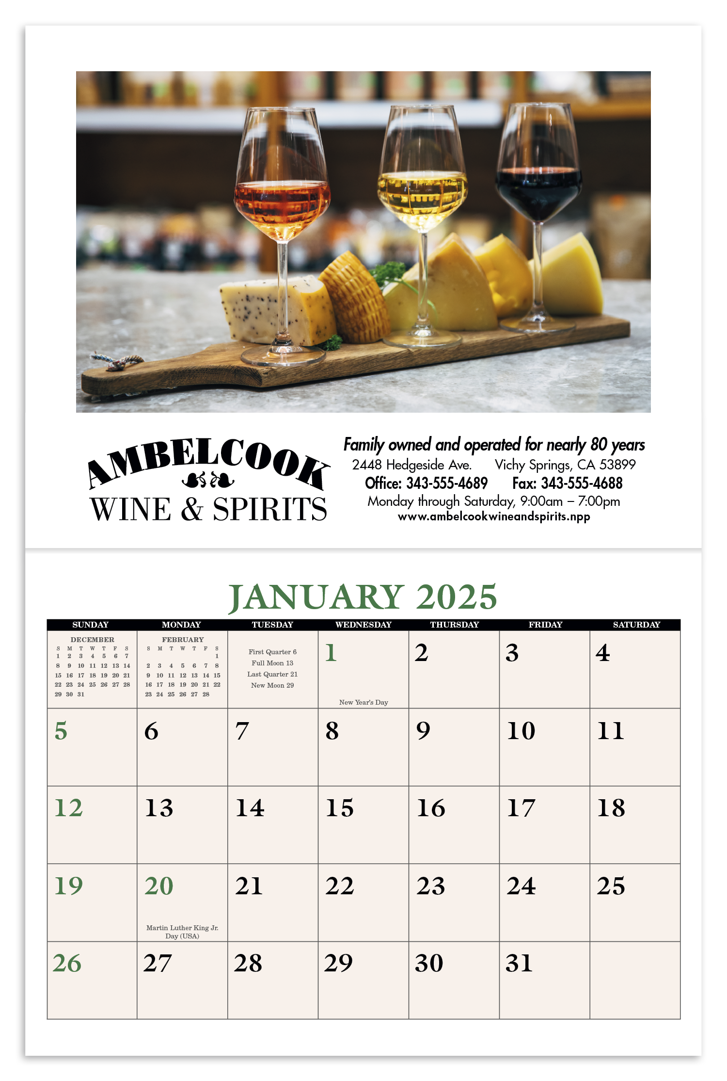 Triumph® Calendars Home Recipe Calendar 6