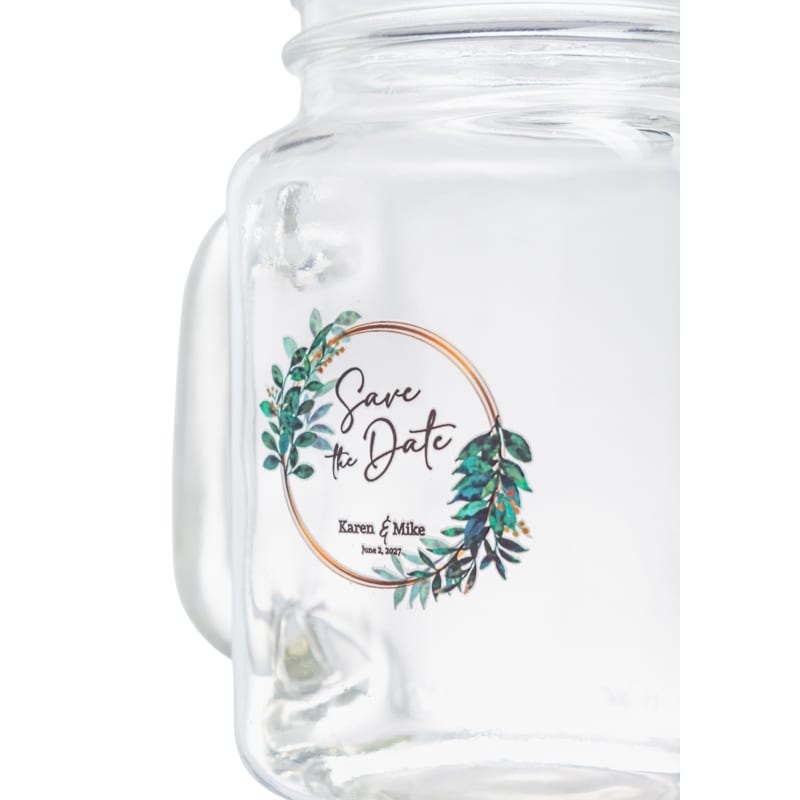 16 Oz Custom Mason Jars With Handles 12