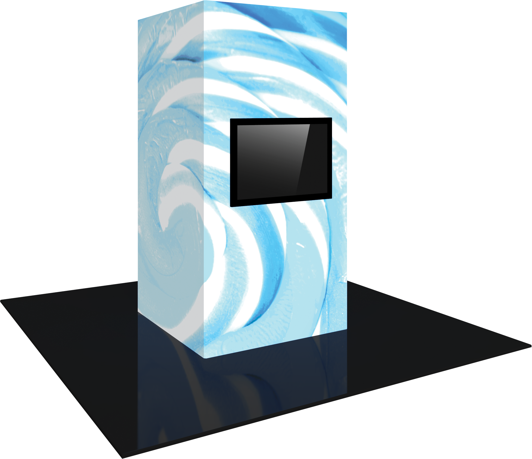 Vector Frame Modular Backlit Monitor Tower 02 (4' x 8') 2