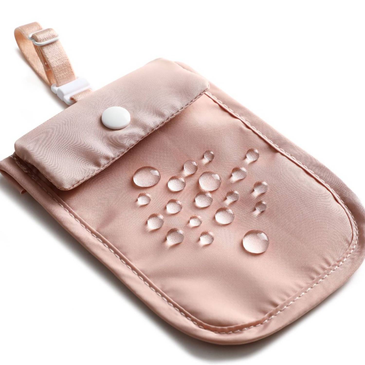 Women'S Compact And Durable Nylon Coin Purse W/ A Strap 6