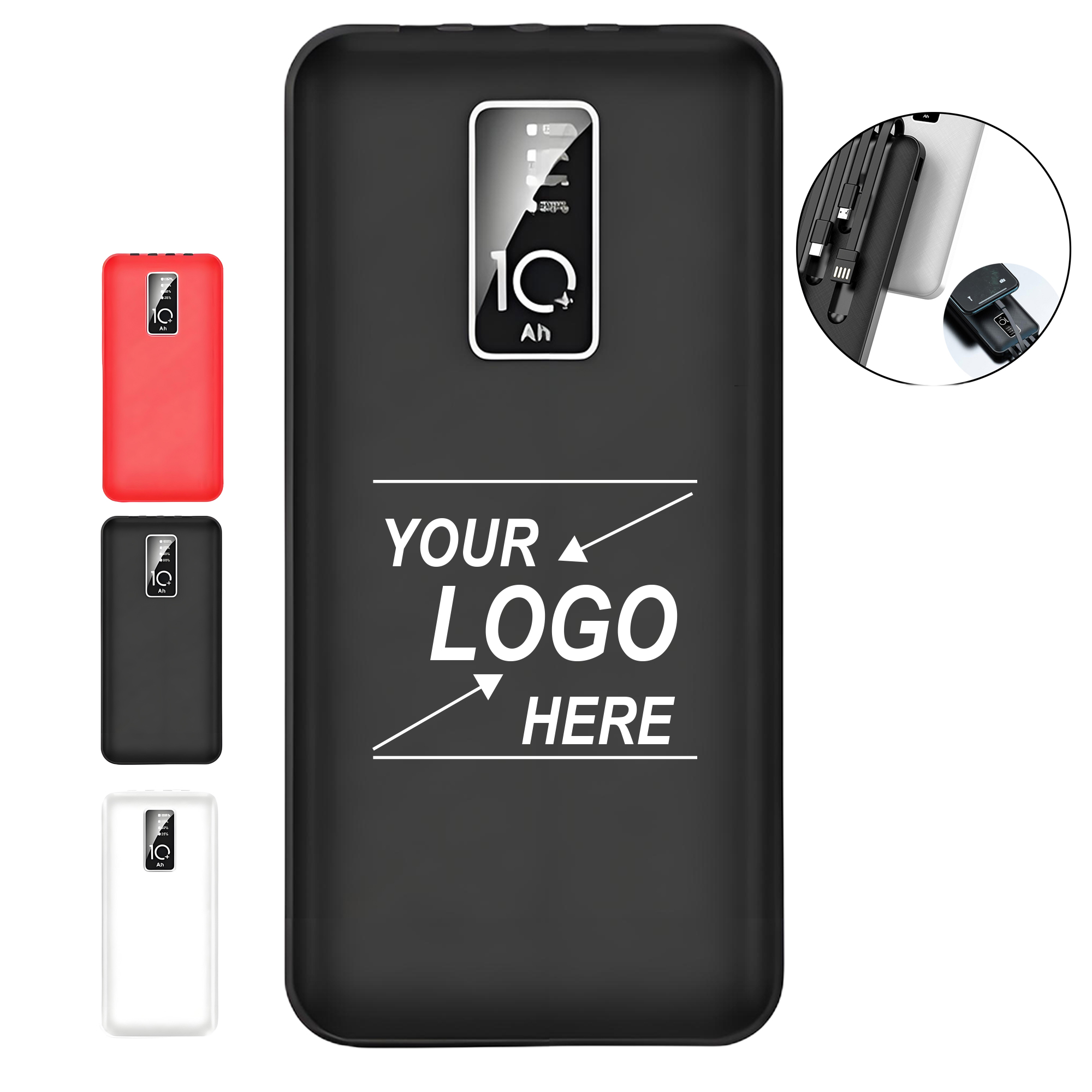 20,000 mAh 4-in-1 Power Bank w/Digital Display 3