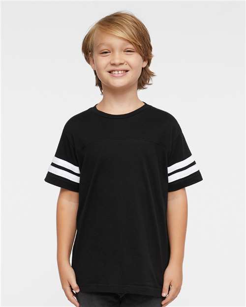 Youth Football Fine Jersey Tee - 6137 16