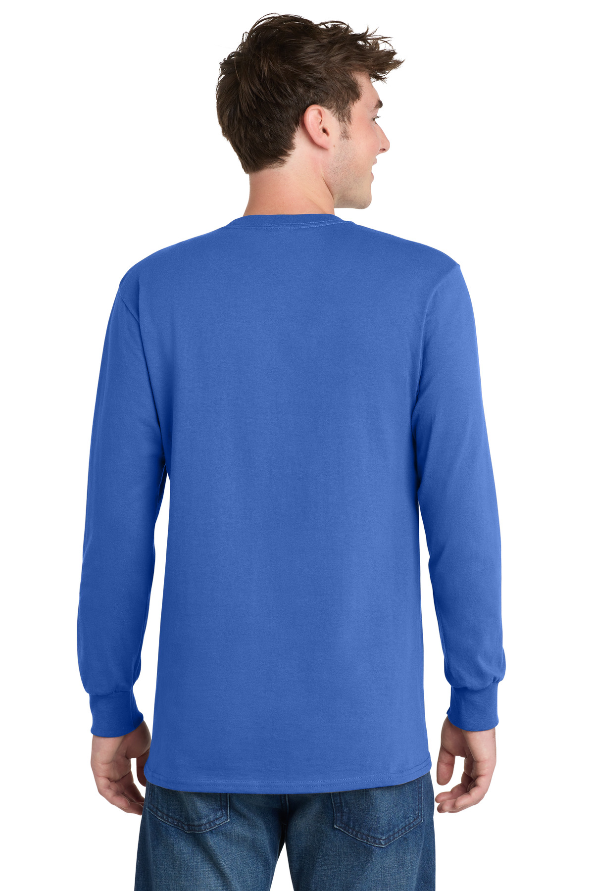 Port & Co Tall Long Sleeve Essential Tee. PC61LST 57