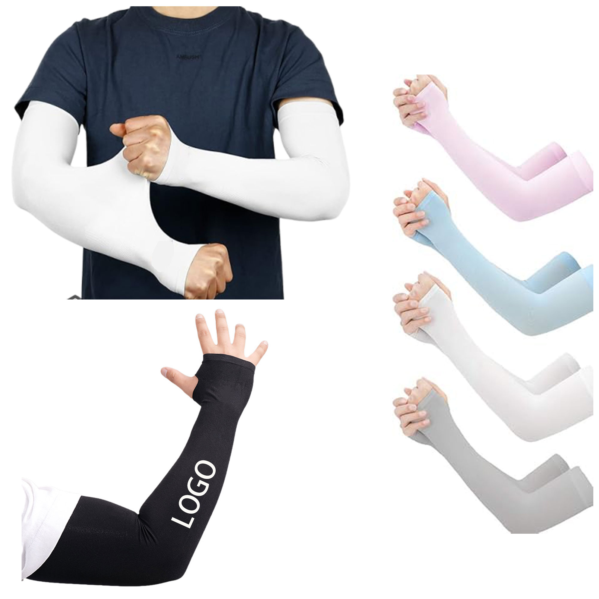 UV Protection Ice Silk Arm Sleeve 2