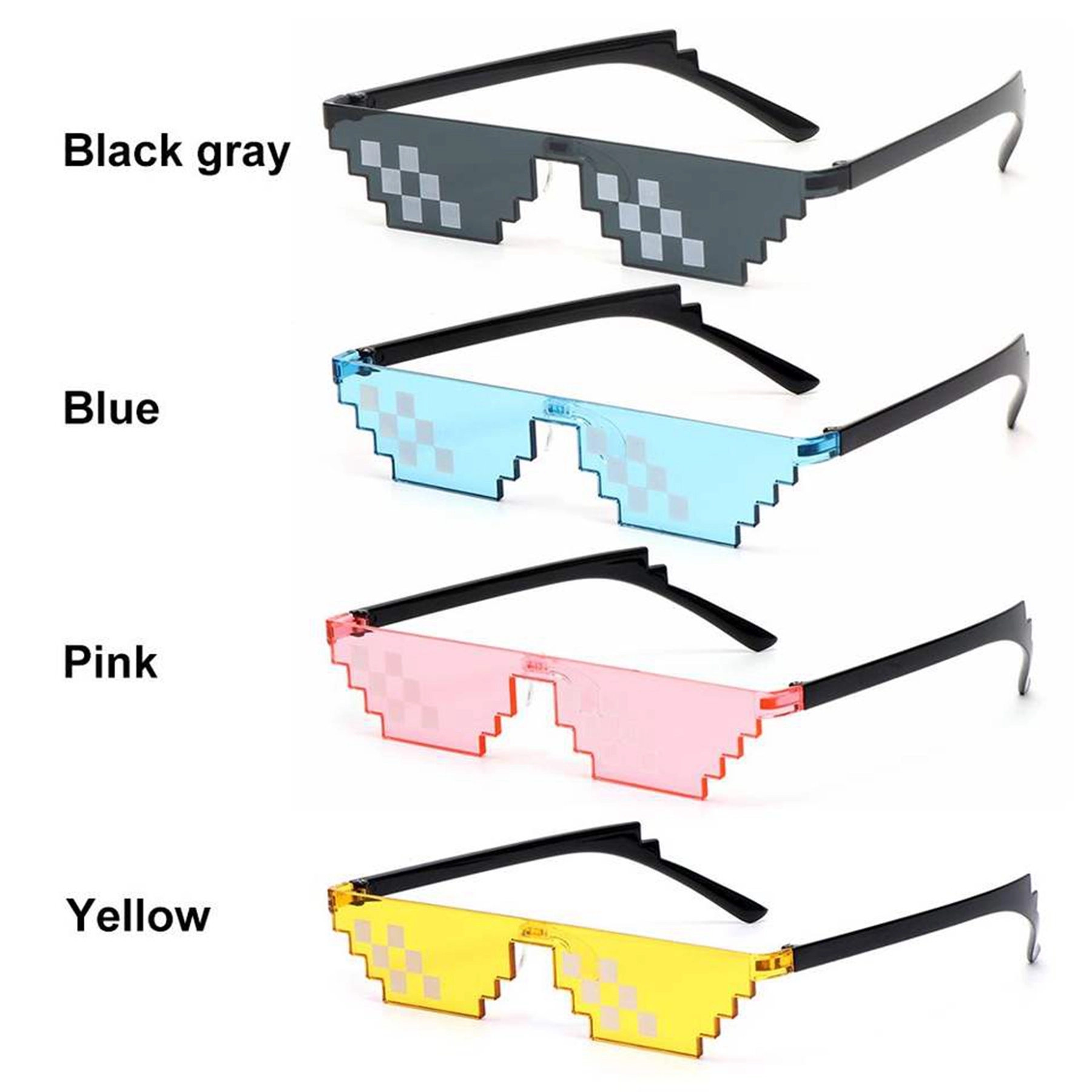 Narrow Pixel Sunglasses 14