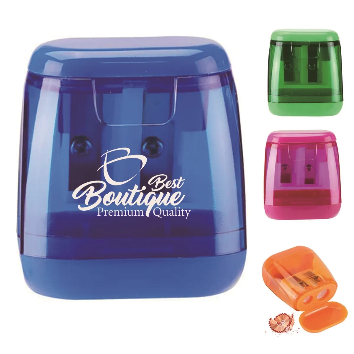 Colored Manual Hand Held Small Compact Pencil Sharpener 3