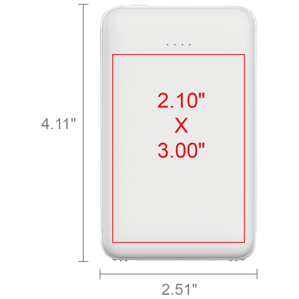 Hermosa 2.1A Output 5000mAh Card Shape Power Bank 24