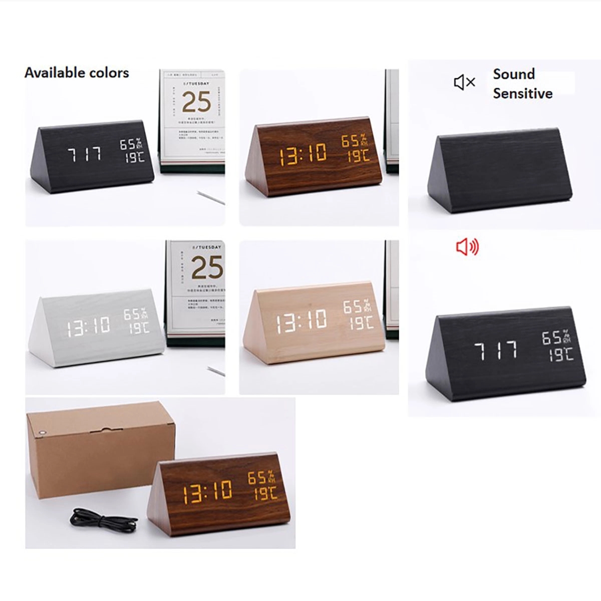 Digital Alarm Clock With Led Time Display 2