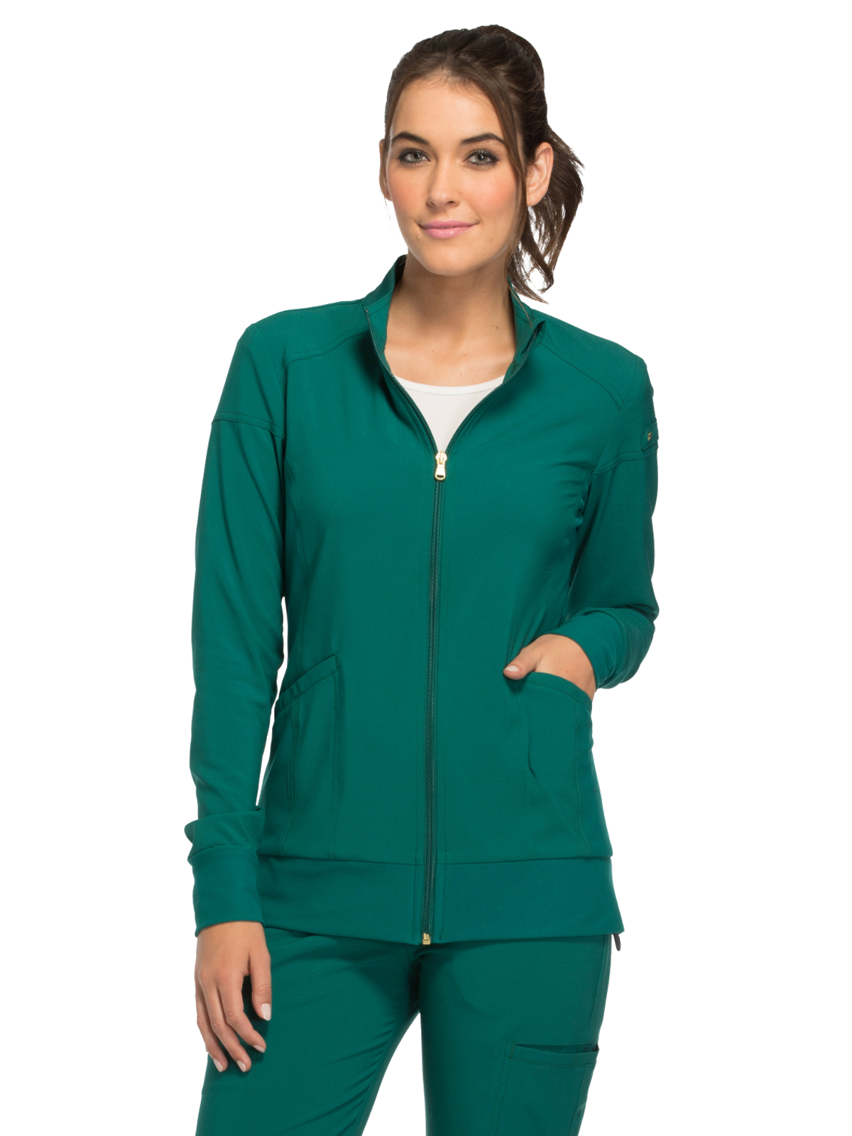Cherokee - iFlex - 2 Pocket Zip Front Jacket 13